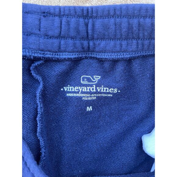 Vineyard Vines Men's 7 Inch Knit Jetty Slub Shorts Men’s Size Medium Navy Sweats - Picture 3 of 7